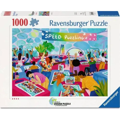Ravensburger - WJPC25 Speed Puzzling 1000 Piece Puzzle