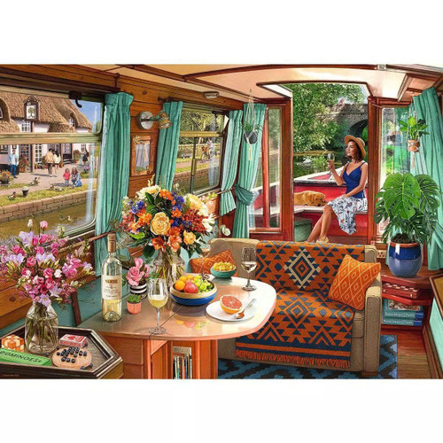 Ravensburger - View from My Window No 1 Canal Boat 1000 Pce