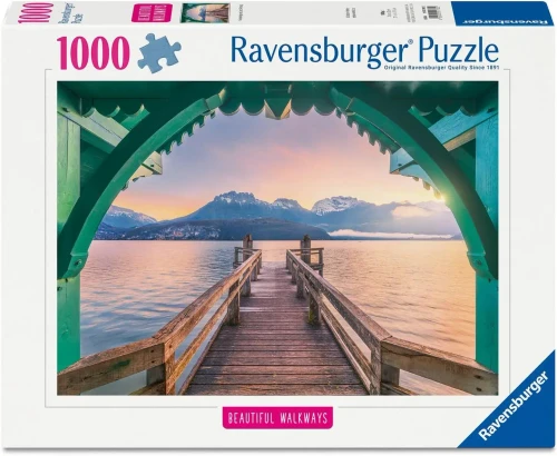Ravensburger - Romantic Footbridge at Lac dA Puzzle 1000 Pc