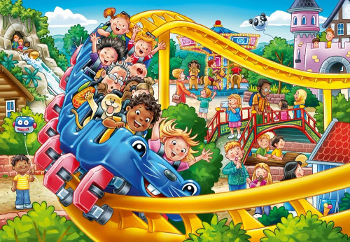 Ravensburger - Amusement Park Puzzles 2 x 24 Piece
