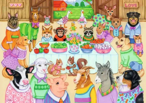 Ravensburger - Barn Party Puzzle 35 Piece