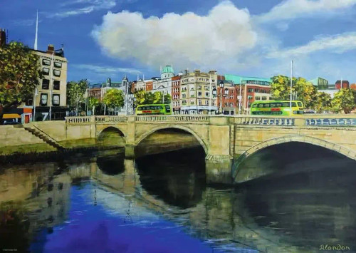 Ravensburger - OConnell Bridge Dublin Puzzle 1000 Pce