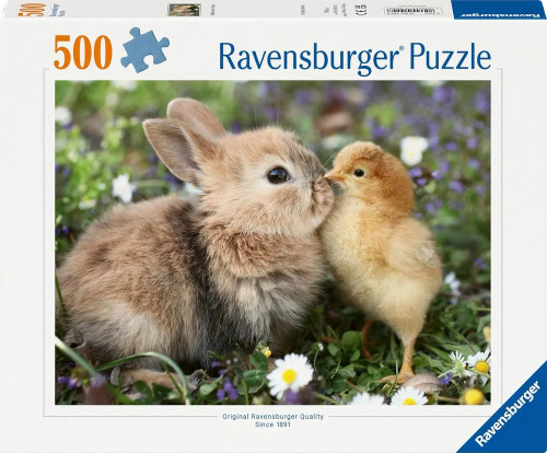 Ravensburger - Rabbit and Chick Puzzle 500 Piece