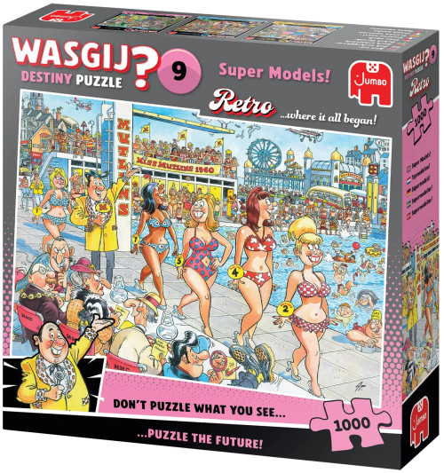 Wasgij? Retro Destiny #9 - Super Models! Puzzle 1000 Pc