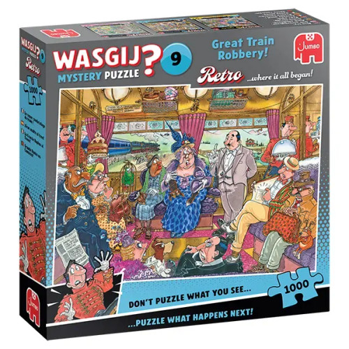 Wasgij? Retro Mystert #9 - Great Train Robbery Puzzle 1000pc