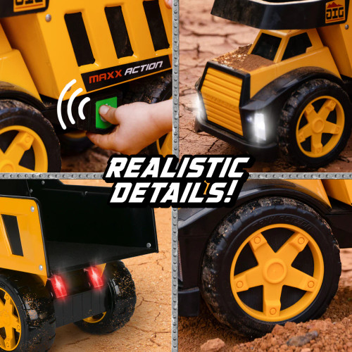 Maxx Metal Motorised Mega Dump Truck
