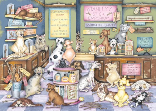 Ravensburger - Dapper Dogs No 2: Stanl. Stic Puzzle 1000 Pce