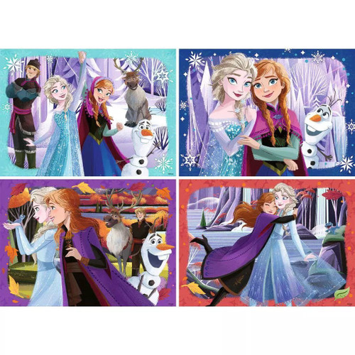 Ravensburger - Disney Frozen Magical Spirits Puzzles 4x100Pc