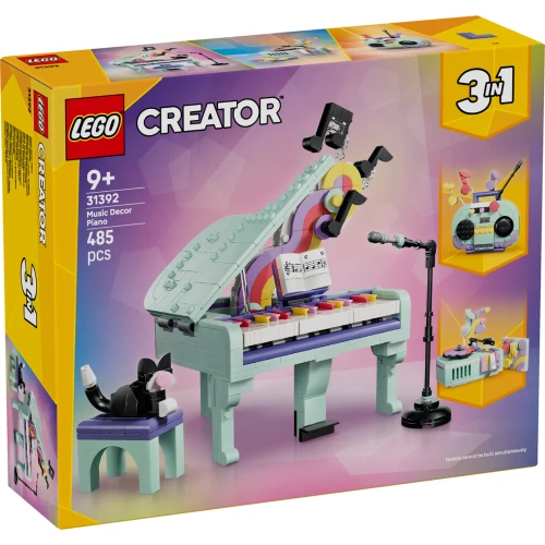 Lego Creator - Music Decor Piano with Cat
