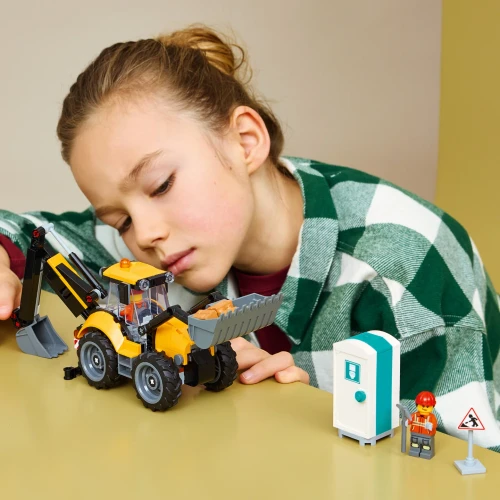 Lego City - Yellow Backhoe Loader Lego City - Yellow Backhoe Loader