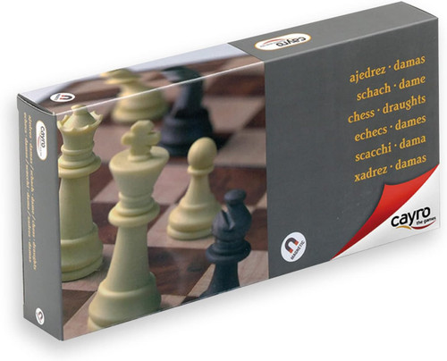 Magnetic Chess and Checkers Set