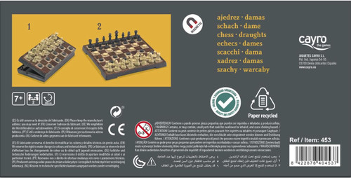 Magnetic Chess and Checkers Set Magnetic Chess and Checkers Set