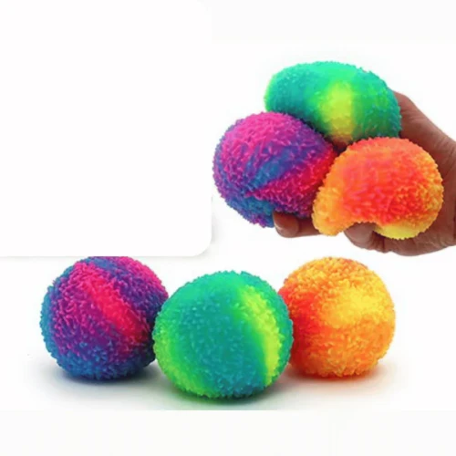 Squishy Icy Textured Multi-Colour Ball