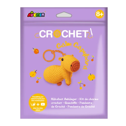Avenir Crochet Keychain - Calm Capybara