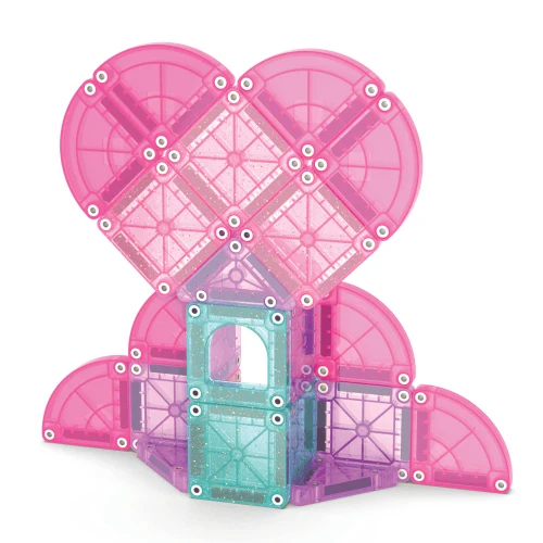 Magna Tiles MicroMAGS Heart to Heart Travel Set 26 Piece Set Magna Tiles MicroMAGS Heart to Heart Travel Set 26 Piece Set