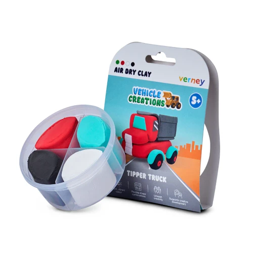 Verney - Air Dry Clay Vehicle Creations - Tipper Truck