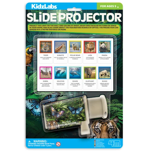 4M KidzLabs Slide Projector - Wildlife Animals