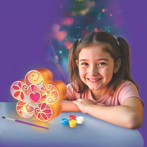 4M KidzMaker - Colour Lit Flower Lamp 4M KidzMaker - Colour Lit Flower Lamp