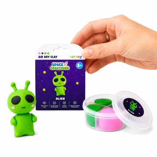 Verney - Air Dry Clay Space Creations - Alien