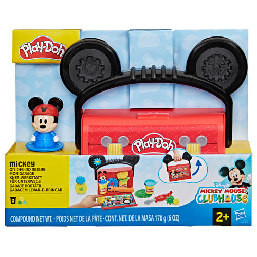 Play Doh Disney Junior On the Go Garage Playset