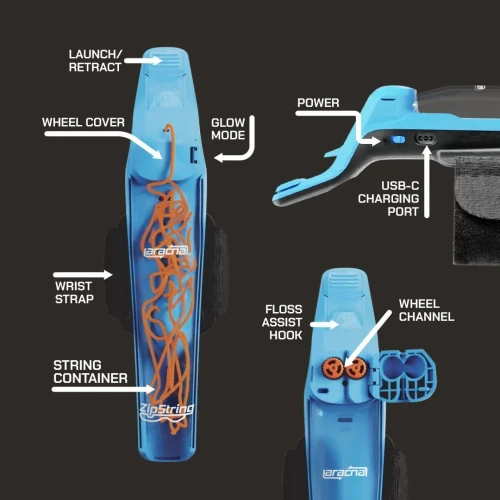 ZipString Aracna Glow In The Dark Web Shooter ZipString Aracna Glow In The Dark Web Shooter