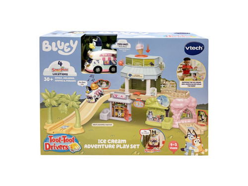 Vtech - Toot Toot Drivers Bluey Ice Cream Adventures Playset