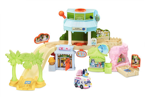 Vtech - Toot Toot Drivers Bluey Ice Cream Adventures Playset Vtech - Toot Toot Drivers Bluey Ice Cream Adventures Playset