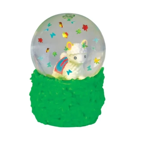 Smooshos Snow Globe Glow in the Dark Alpaca