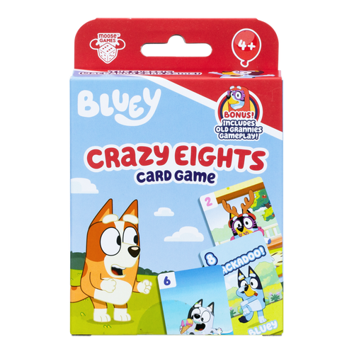 Bluey Crazy Eights Card Game