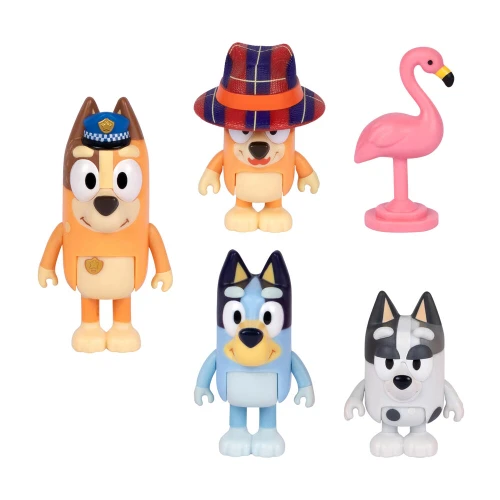 Bluey Figure 4 Pack - The Sleepover