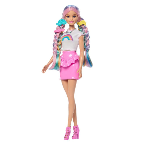 Barbie Rainbow Sparkle Hair Doll with Accessories Barbie Rainbow Sparkle Hair Doll with Accessories