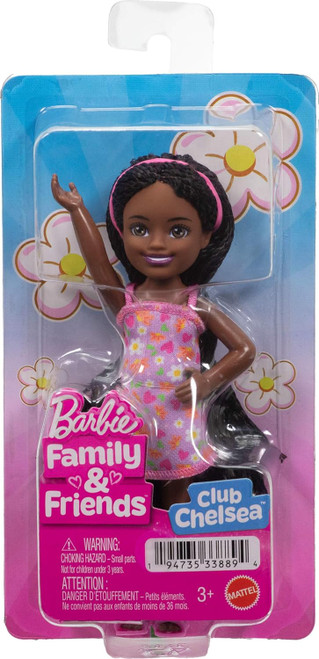 Barbie - Club Chelsea Doll Brunette W/ Flower Dress Barbie - Club Chelsea Doll Brunette W/ Flower Dress