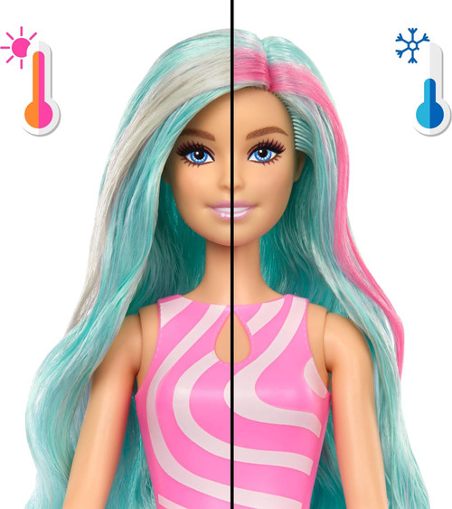 Barbie Pop Reveal Ocean Slushy Doll - Jellyfish