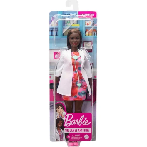 Barbie You Can Be Anything Doll - Brunette Doctor