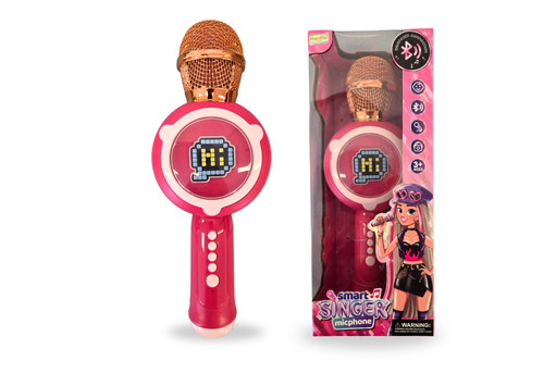 Rockin It Pink Bluetooth Microphone