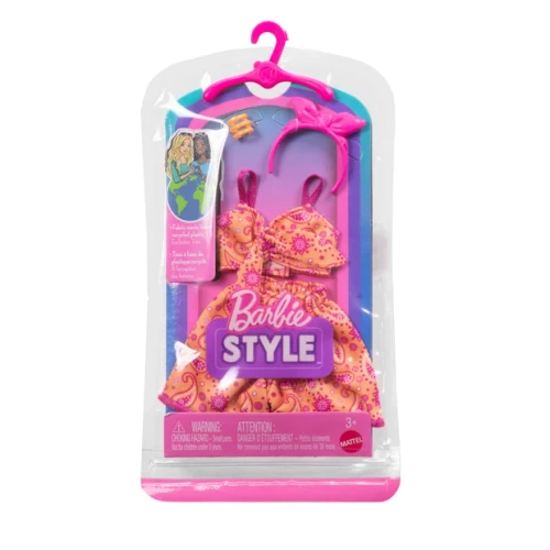 Barbie Fashion Pack - Orange Mandala Outfit With Headband