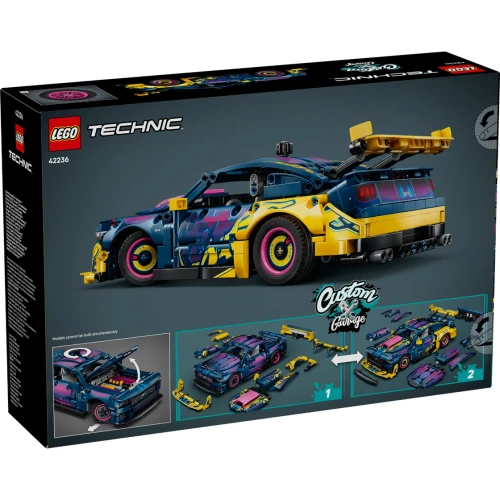 Lego Technic - Custom Garage Ford Mustang GT Car Lego Technic - Custom Garage Ford Mustang GT Car