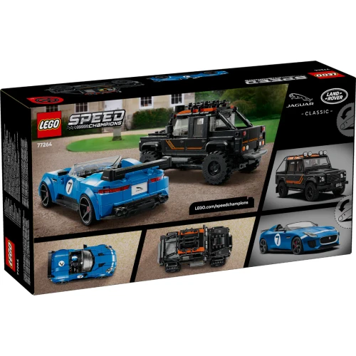 Lego Speed Champions Jaguar Project 7 & Land Rover Defender Lego Speed Champions Jaguar Project 7 & Land Rover Defender