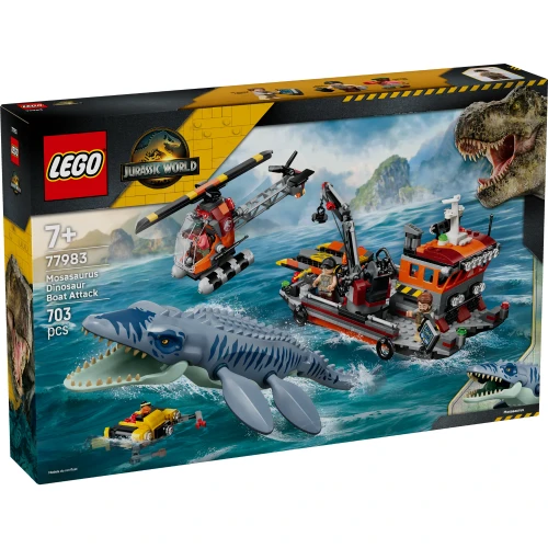 Lego Jurassic World - Mosasaurus Dinosaur Boat Attack