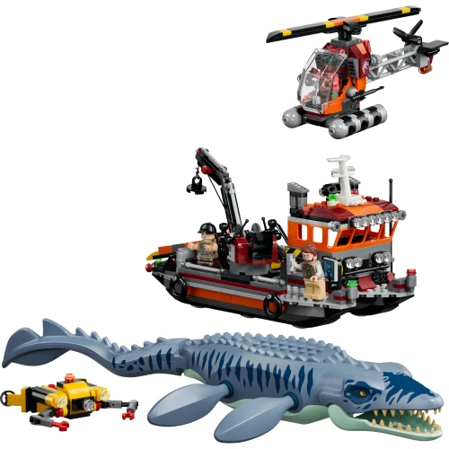 Lego Jurassic World - Mosasaurus Dinosaur Boat Attack