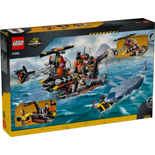 Lego Jurassic World - Mosasaurus Dinosaur Boat Attack