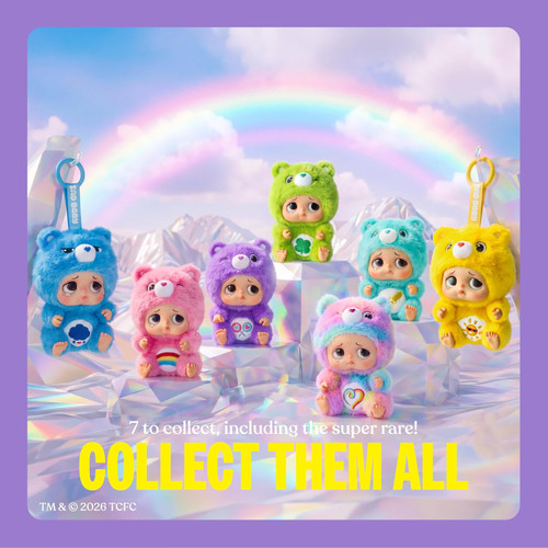 Star Box Sad Baby Care Bears Keyrings Blind Box Series 1 Star Box Sad Baby Care Bears Keyrings Blind Box Series 1