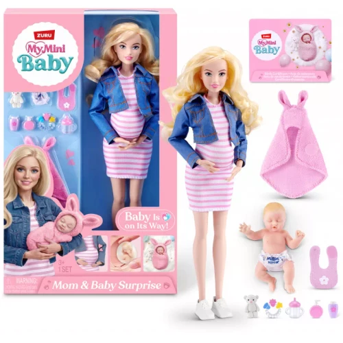 Zuru My Mini Baby Pregnant Doll Caucasion