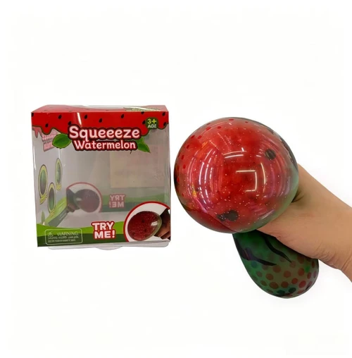 Squishy Large 10cm Bead Filled Watermelon