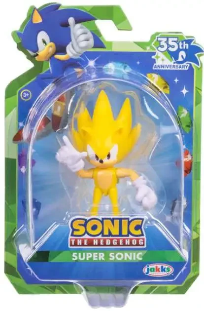 Sonic The Hedgehog 35th 2.5 Inch Figure - Super Sonic