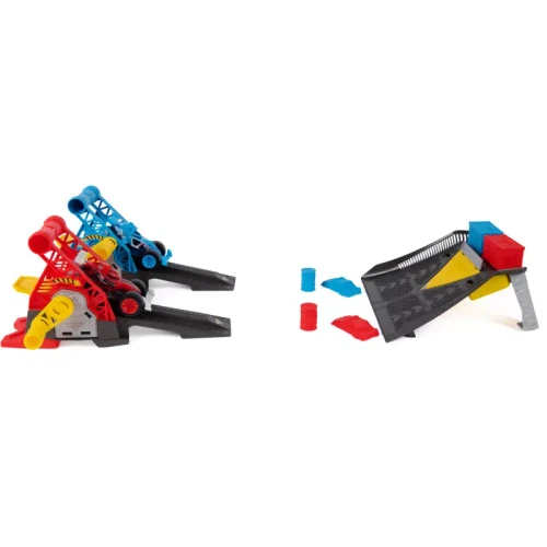 Monster Jam 1:64 Monster Motor Rev-Up Raceway Playset