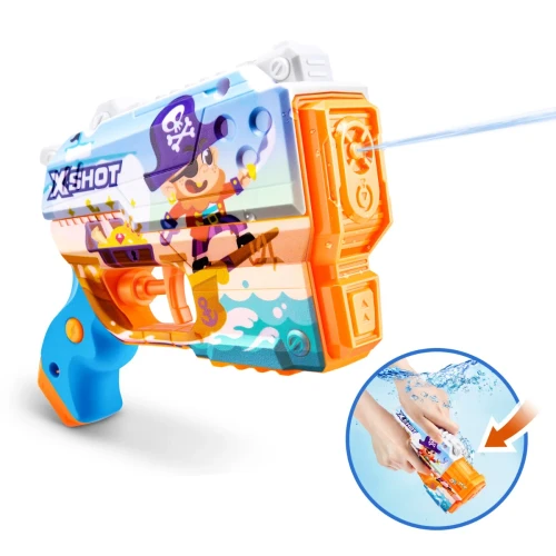 Zuru XSHOT Fast Fill Skins Water Gun Junior Blaster - Pirate