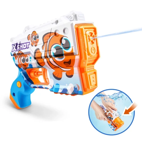Zuru XSHOT Fast Fill Skins Water Gun Junior Blaster - Nemo