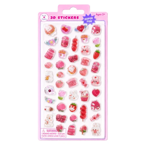 3D Rabbit Stickers
