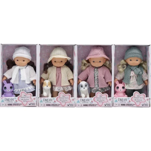 Gigo Dreamtime Collection - 9 Inch My Sweet Girl with Pet